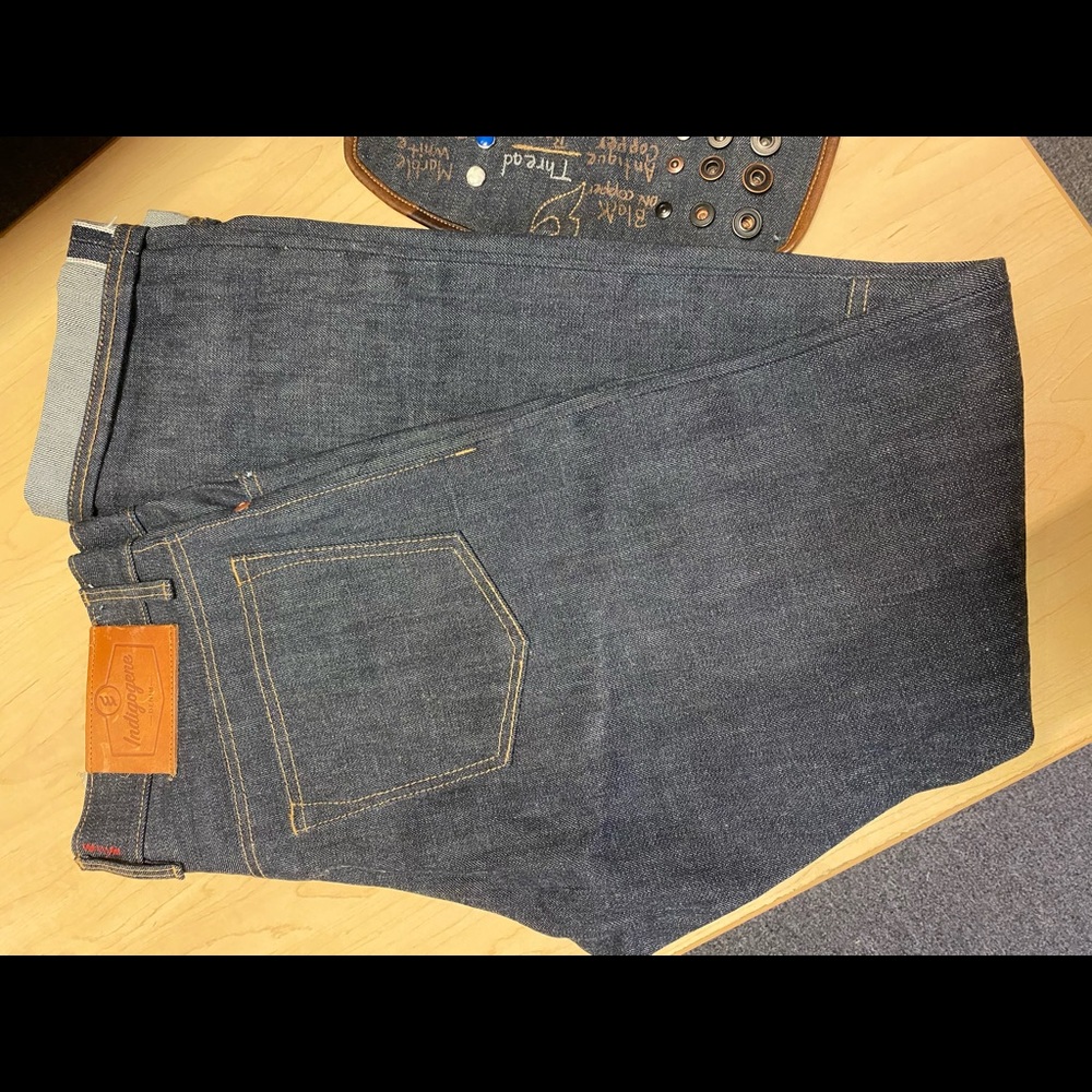 Selvedge denim 17oz cone mills jeans - Picture 3 of 8